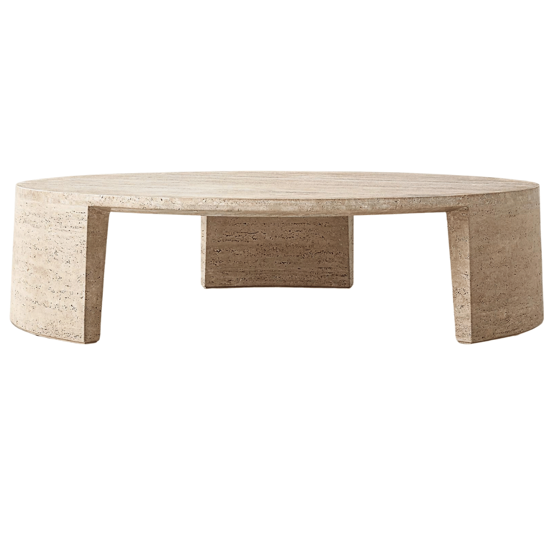Wren Travertine Coffee Table