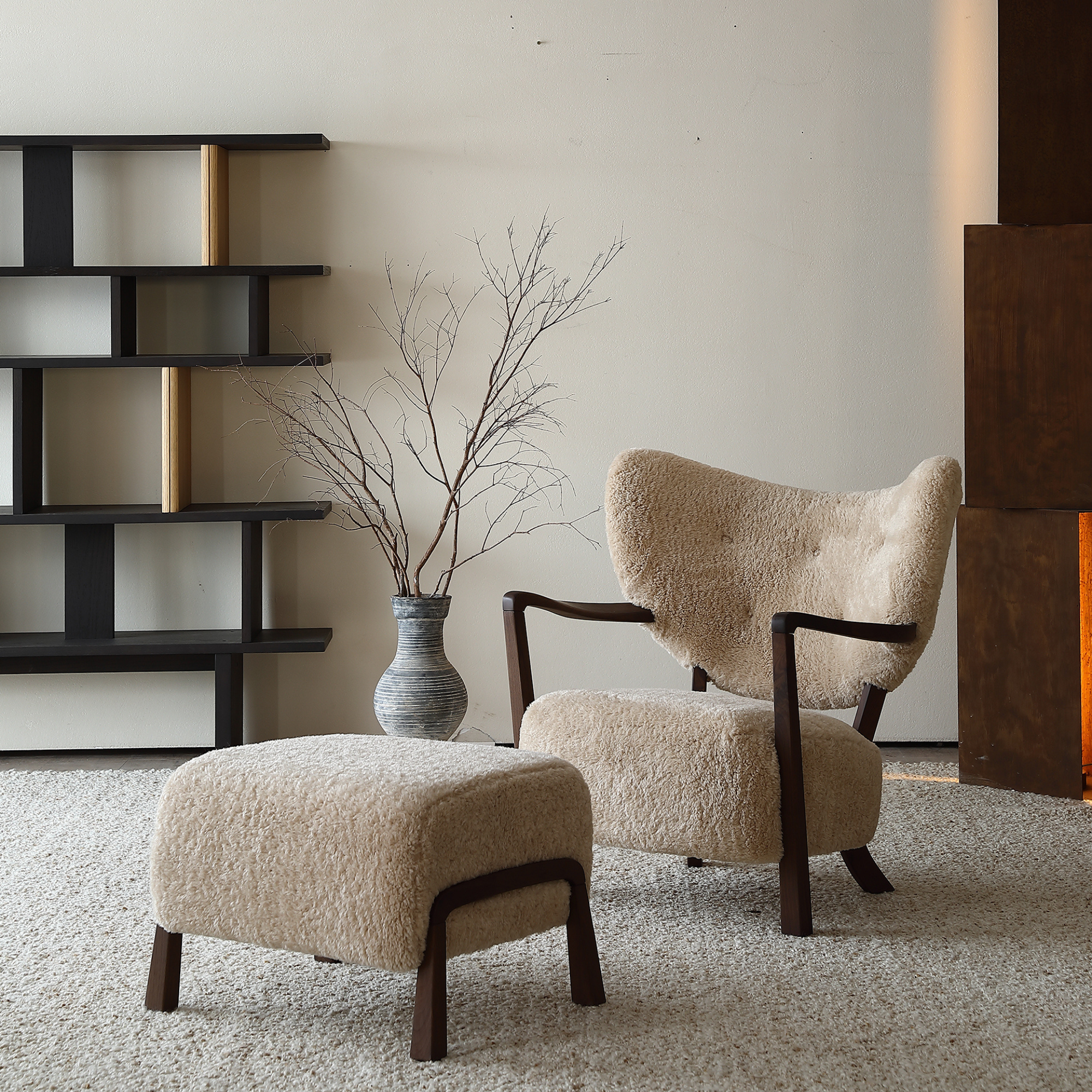 Dario Armchair + Footstool