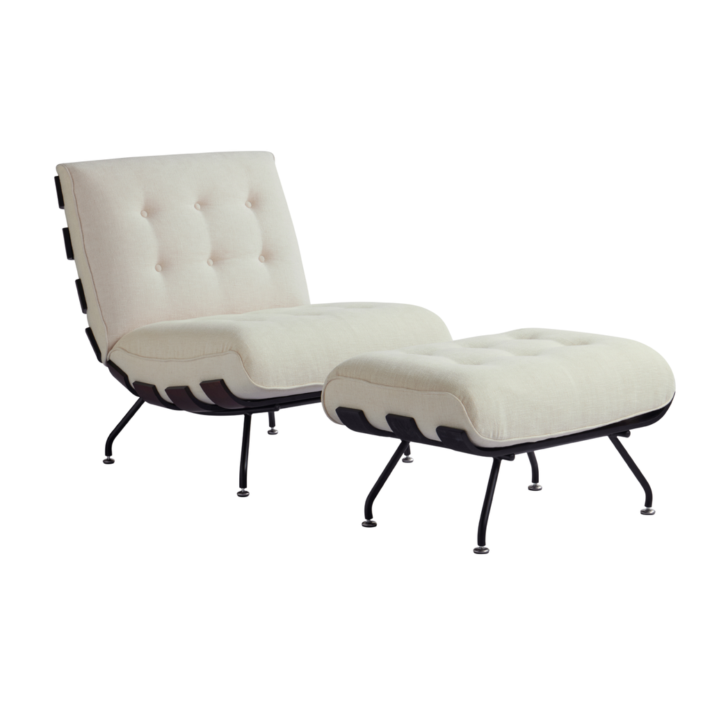 Lyric Armchair + Footstool