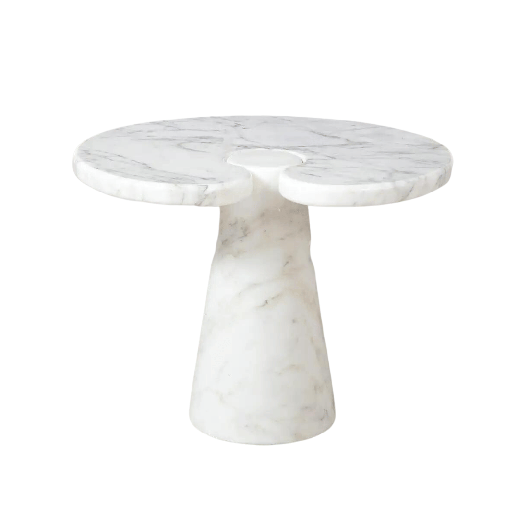 Eres Bianco Carrara Side Table