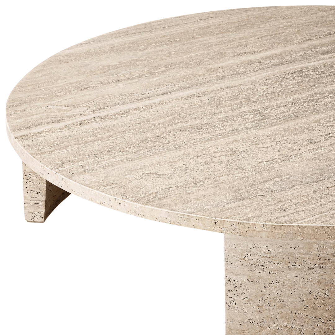Wren Travertine Coffee Table