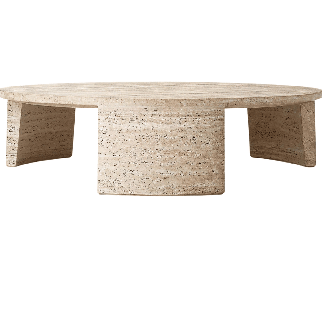 Wren Travertine Coffee Table