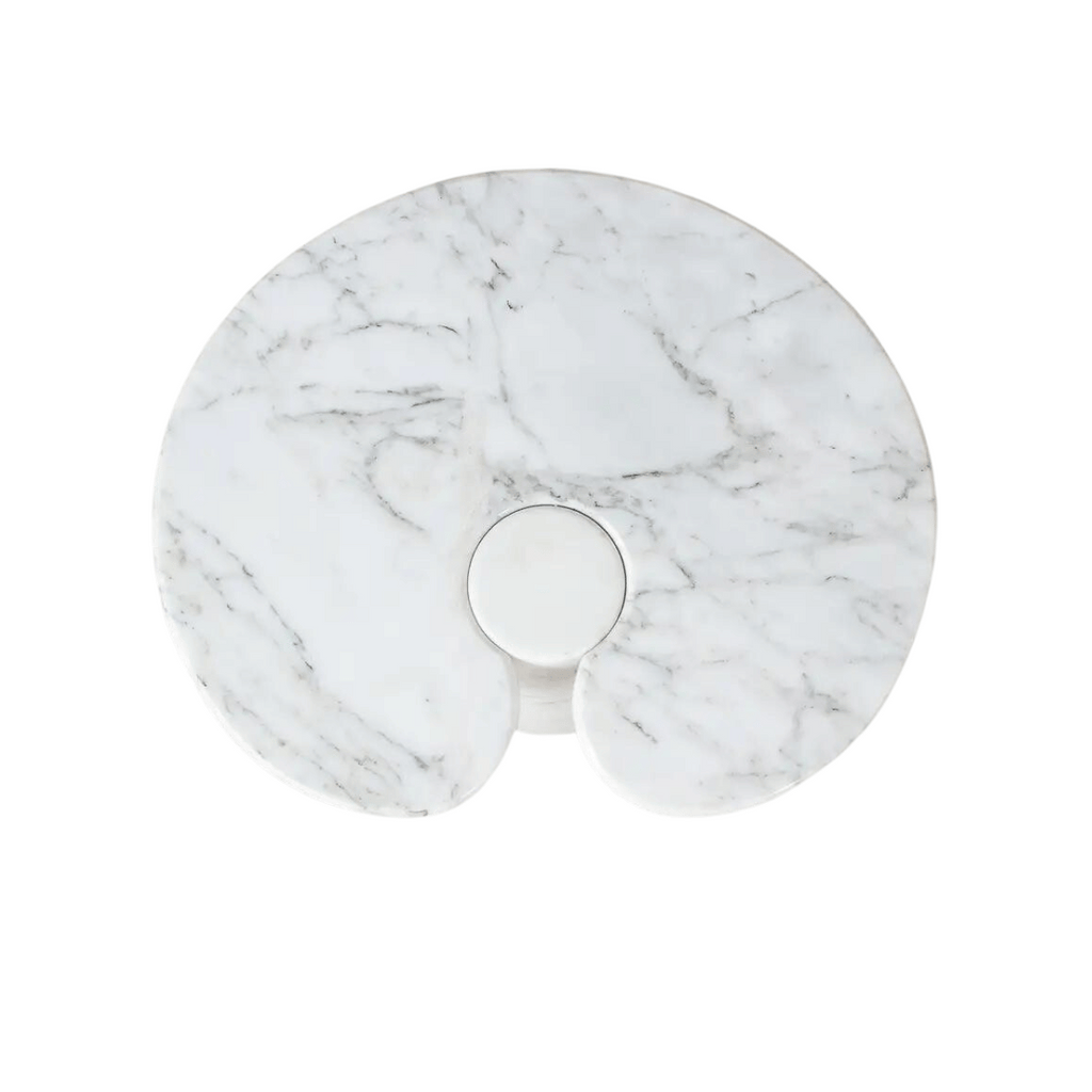 Eres Bianco Carrara Side Table