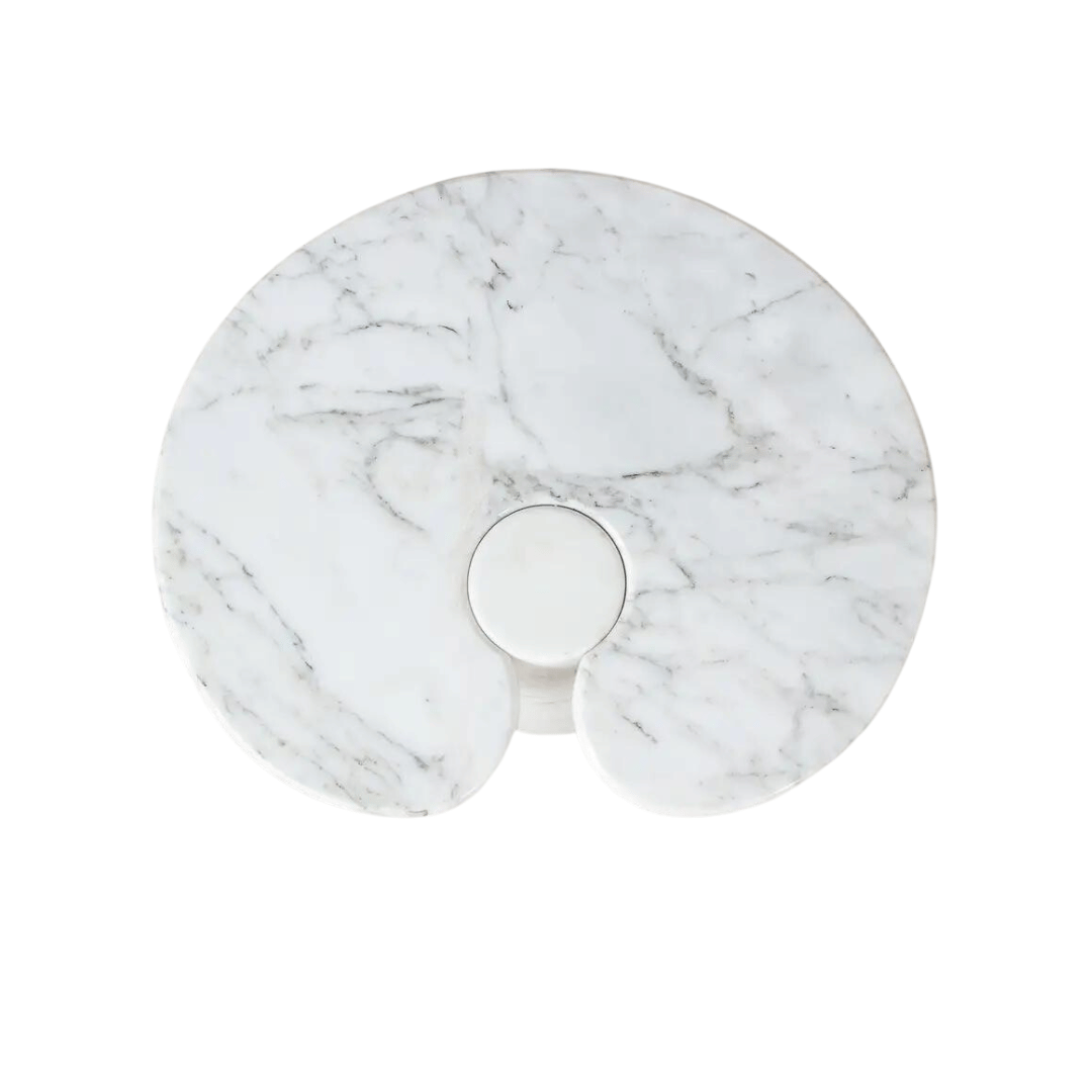 Eres Bianco Carrara Side Table