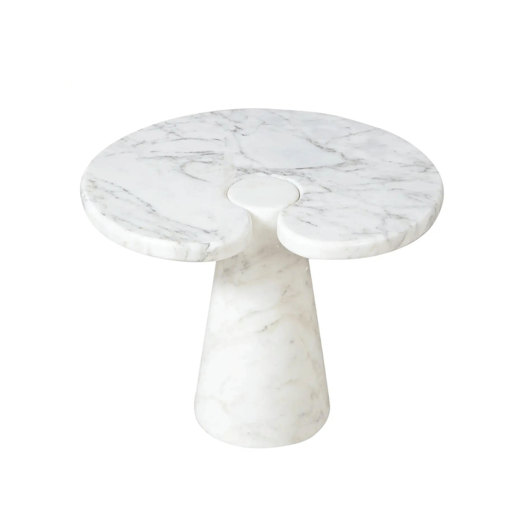 Eres Bianco Carrara Side Table