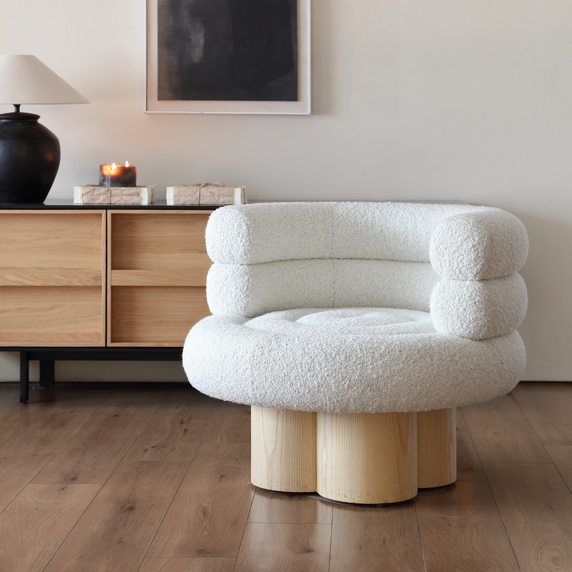 Bivio Armchair + Footstool