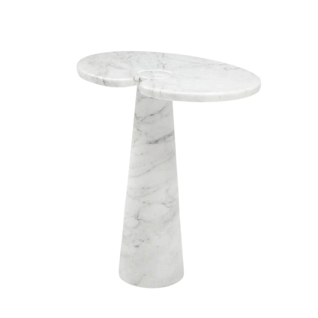 Eres Bianco Carrara Side Table