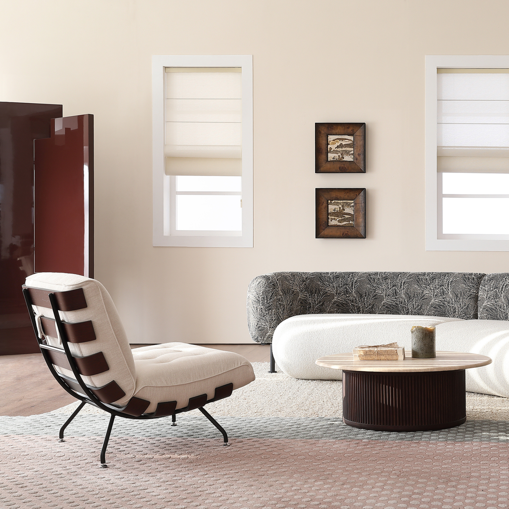 Lyric Armchair + Footstool