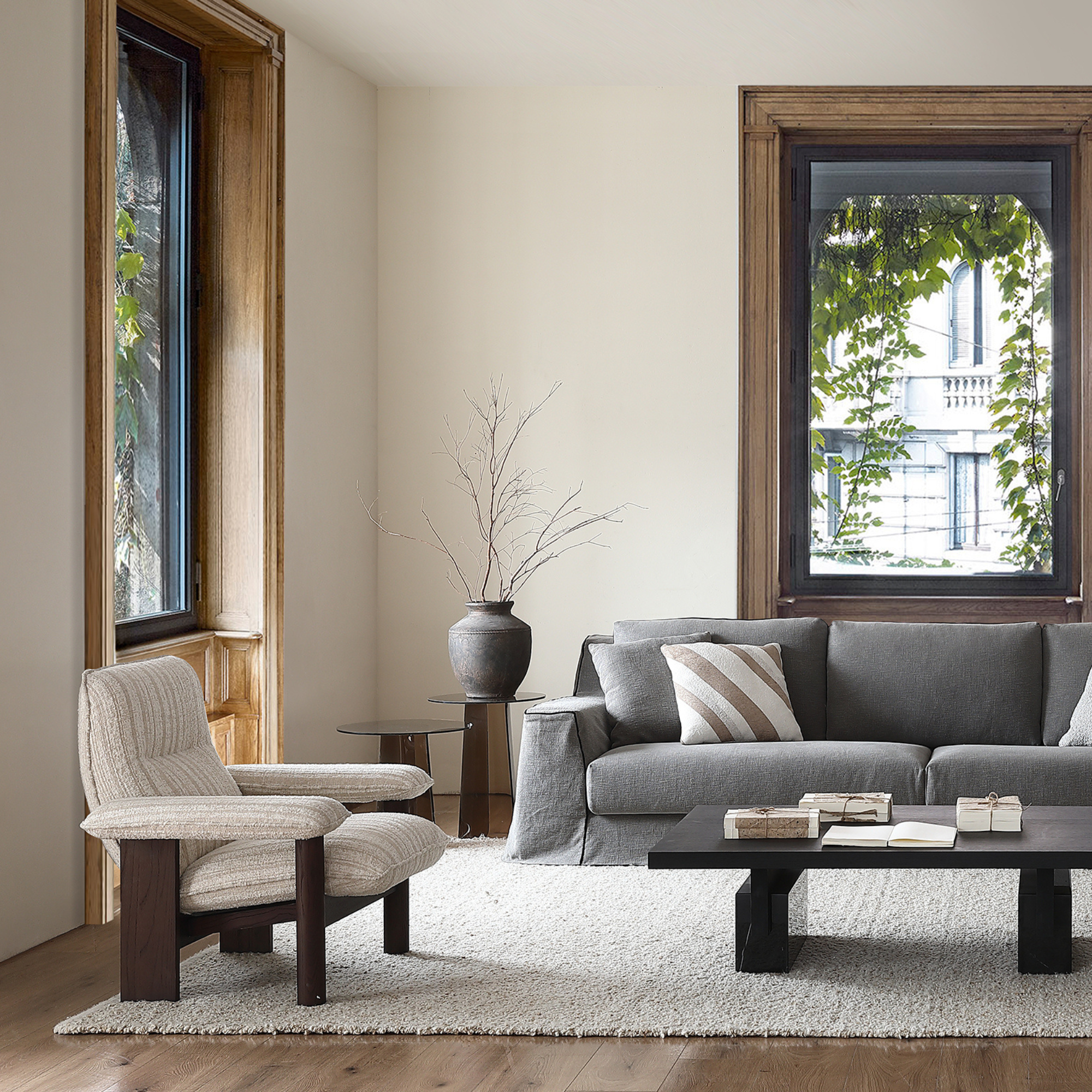 Divo Armchair + Footstool